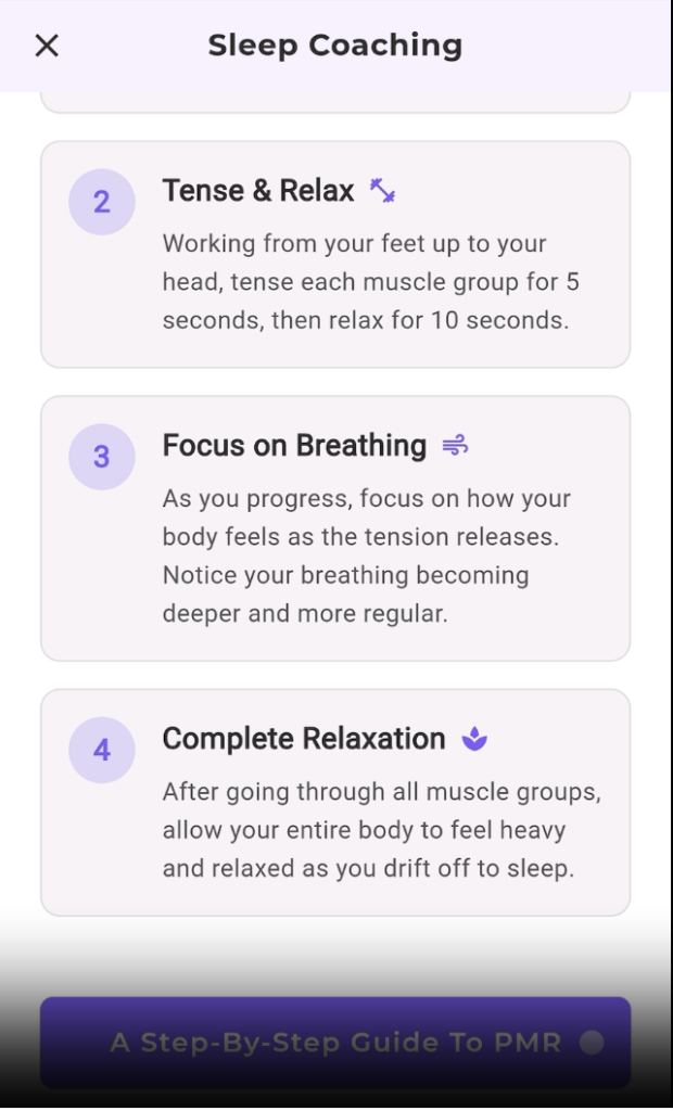 api coaching screen