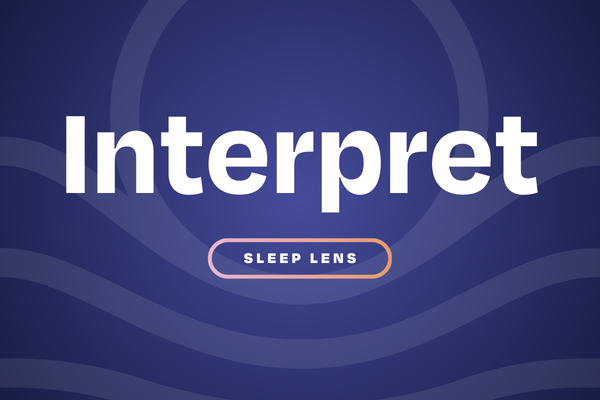 Interpret sleep data into business opportunities